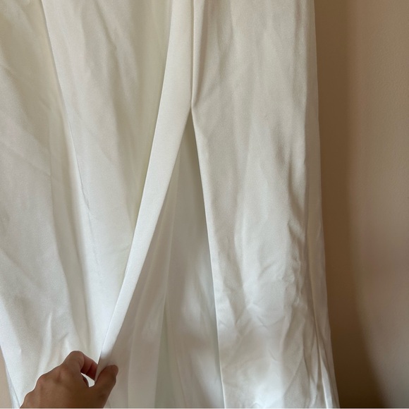 Ieena for Mac Duggal 26583 - Jeweled Evening Gown in White Size 8 - Picture 10 of 14